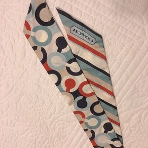 Coach Silk Ponytail Scarf